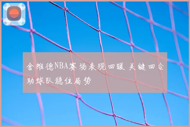 舍维德NBA赛场表现回暖 关键回合助球队稳住局势